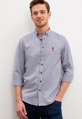 Erkek Lacivert Gömlek Uzunkol Basic - 50201622086