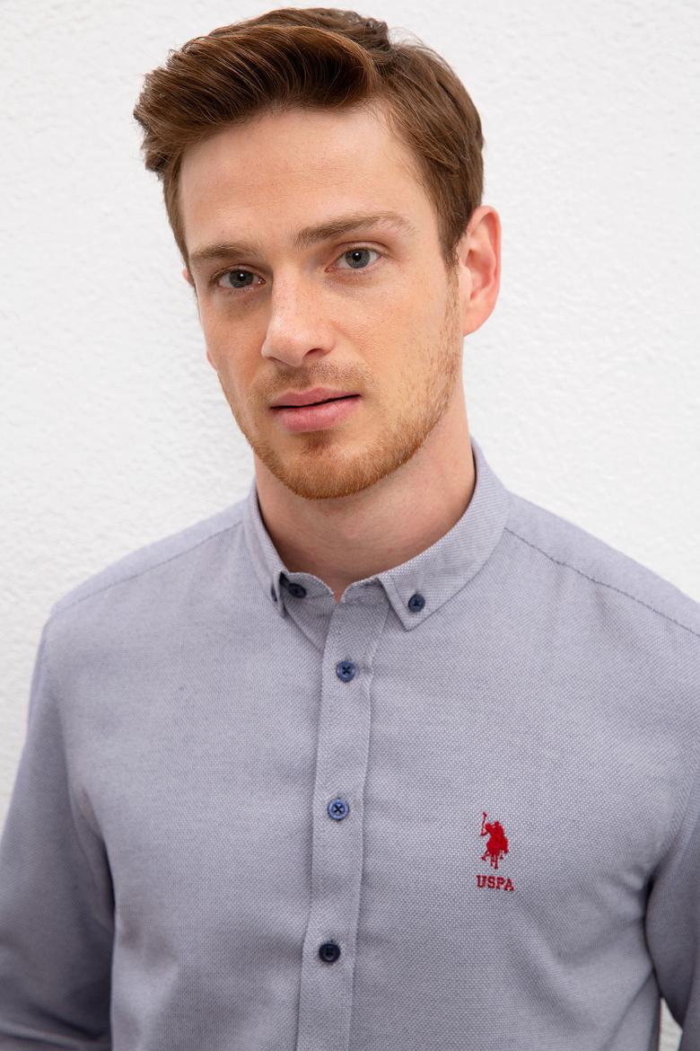 Erkek Lacivert Gömlek Uzunkol Basic - 50201622086