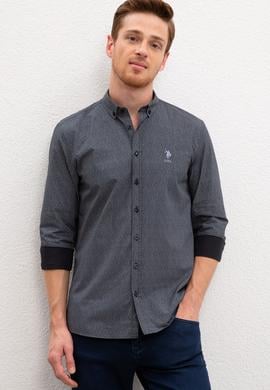 Erkek Siyah Gömlek Uzunkol - 50199738018