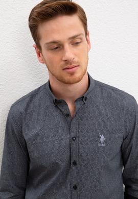 Erkek Siyah Gömlek Uzunkol - 50199738018