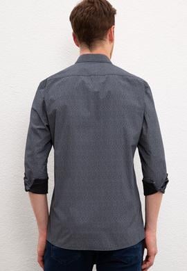Erkek Siyah Gömlek Uzunkol - 50199738018