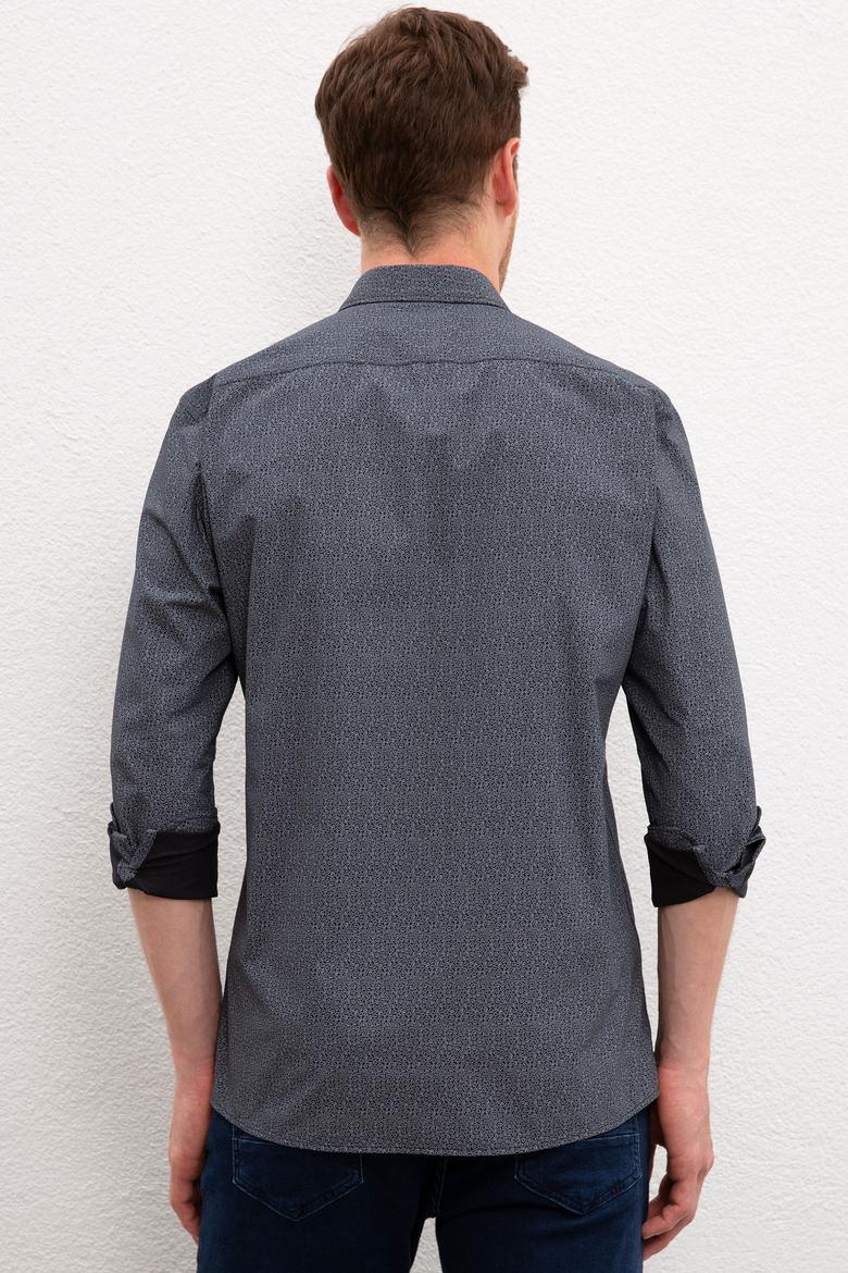 Erkek Siyah Gömlek Uzunkol - 50199738018