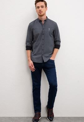 Erkek Siyah Gömlek Uzunkol - 50199738018