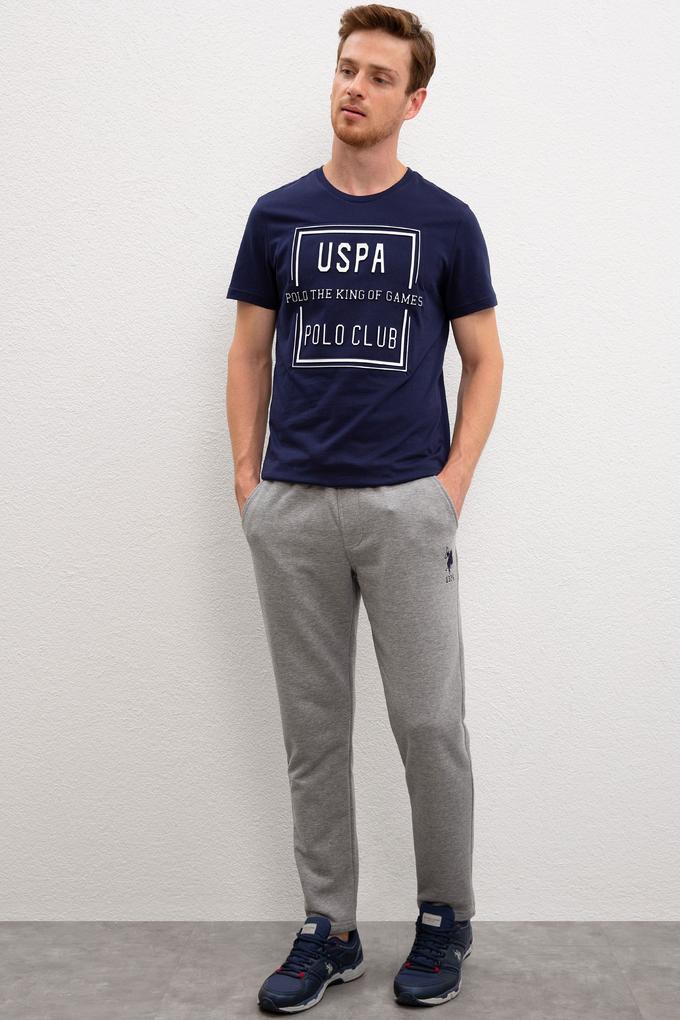 Erkek Gri Melanj  Eşofman Altı