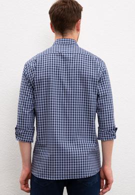 Erkek Mavi Gömlek Uzunkol - 50208722025