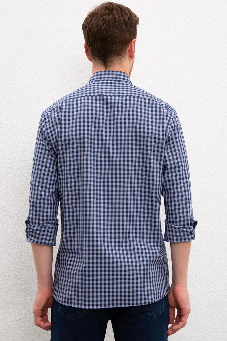 Erkek Mavi Gömlek Uzunkol - 50208722025