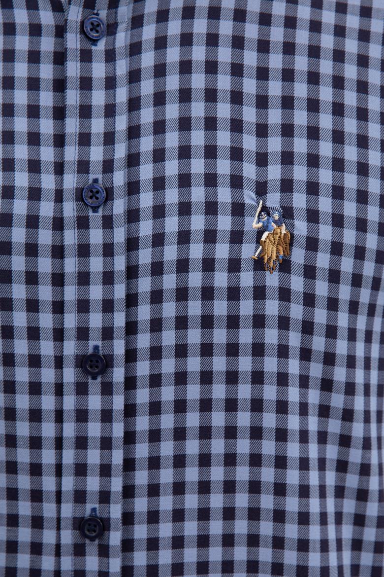 Erkek Mavi Gömlek Uzunkol - 50208722025