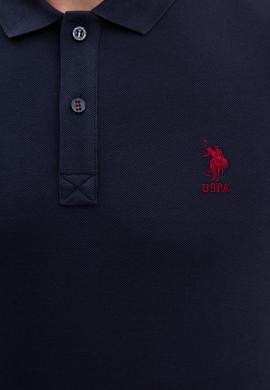 Erkek Lacivert Polo Yaka T-Shirt Basic - 50218140005