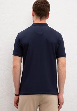 Erkek Lacivert Polo Yaka T-Shirt Basic - 50218140005