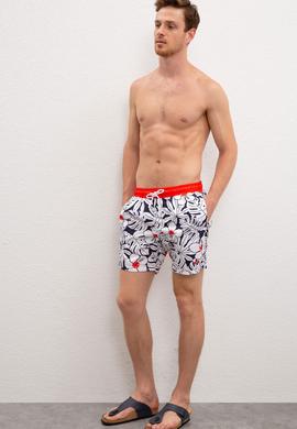 Erkek Lacivert Deniz Şortu - 50218726001