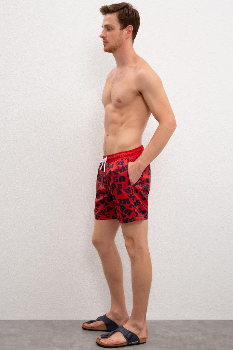 Erkek Kırmızı Deniz Şortu - 50218225015