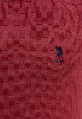 Erkek Bordo Bisiklet Yaka Triko Kazak Basic - 50206683006