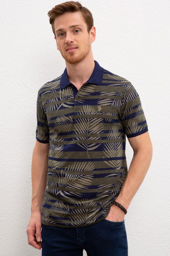 Erkek Koyu Haki Polo Yaka Tişört