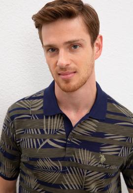 Erkek Koyu Haki Polo Yaka Tişört - 50219120043