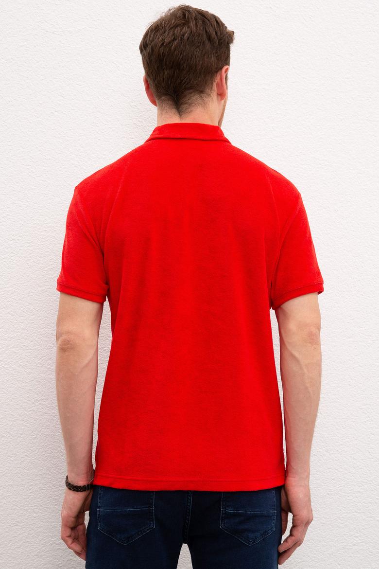 Erkek Kırmızı Polo Yaka T-Shirt - 50220920022