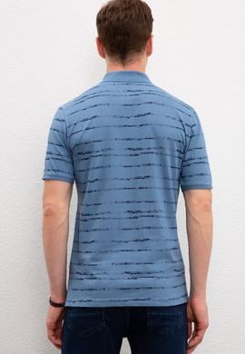 Erkek İndigo T-shirt - 50217899023