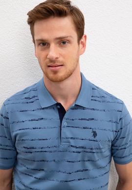 Erkek İndigo T-shirt - 50217899023