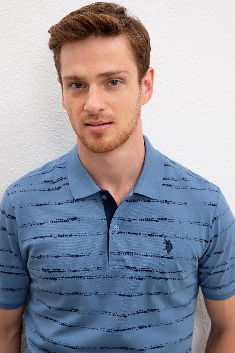 Erkek İndigo T-shirt - 50217899023