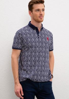 Erkek Lacivert Polo Yaka Tişört - 50219214003