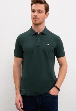 Erkek Yeşil Polo Yaka T-Shirt Basic - 50218822138