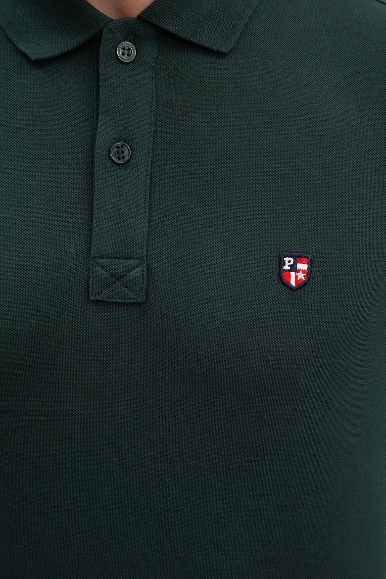 Erkek Yeşil Polo Yaka T-Shirt Basic - 50218822138