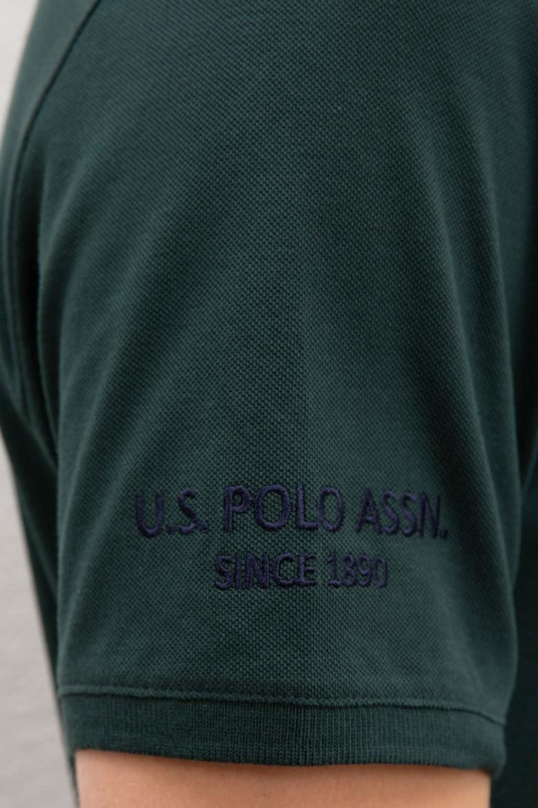 Erkek Yeşil Polo Yaka T-Shirt Basic - 50218822138