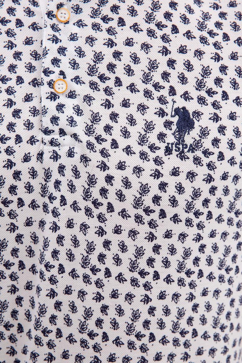 Erkek Beyaz Polo Yaka Tişört - 50219214014