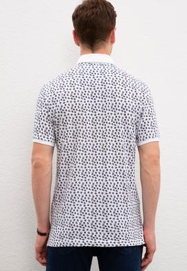 Erkek Beyaz Polo Yaka Tişört - 50219214014