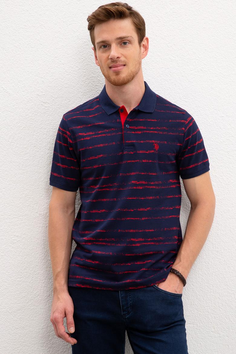 Erkek Lacivert Polo Yaka T-Shirt