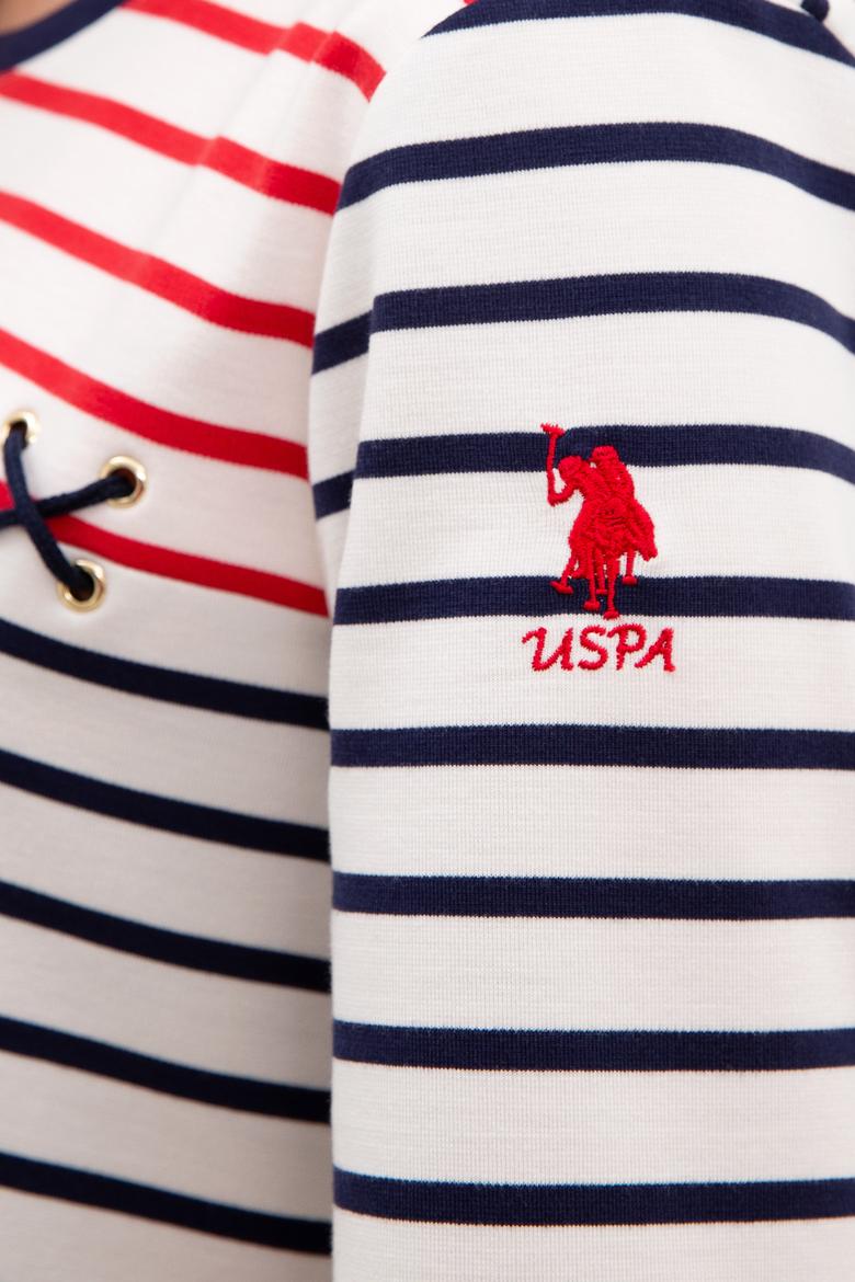 Kadın Lacivert Bisiklet Yaka T-Shirt - 50219270017