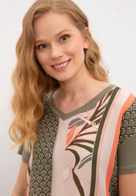 Kadın Haki Tişört - 50218070013