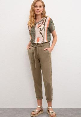 Kadın Haki Tişört - 50218070013