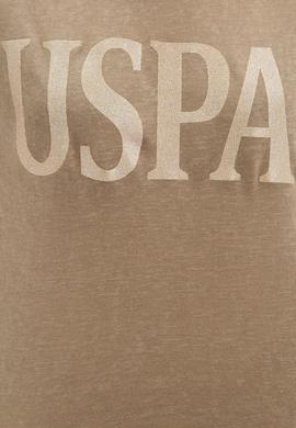 Kadın Haki Bisiklet Yaka T-Shirt - 50220788011