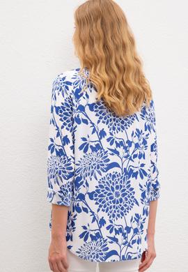 Kadın Lacivert Gömlek Uzunkol - 50199211001