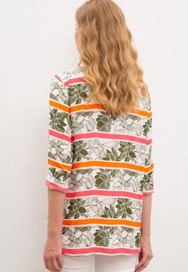 Kadın Açık Haki Uzun Kollu Gömlek - 50218749011