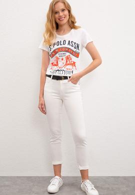 Kadın Beyaz Tişört - 50222102006