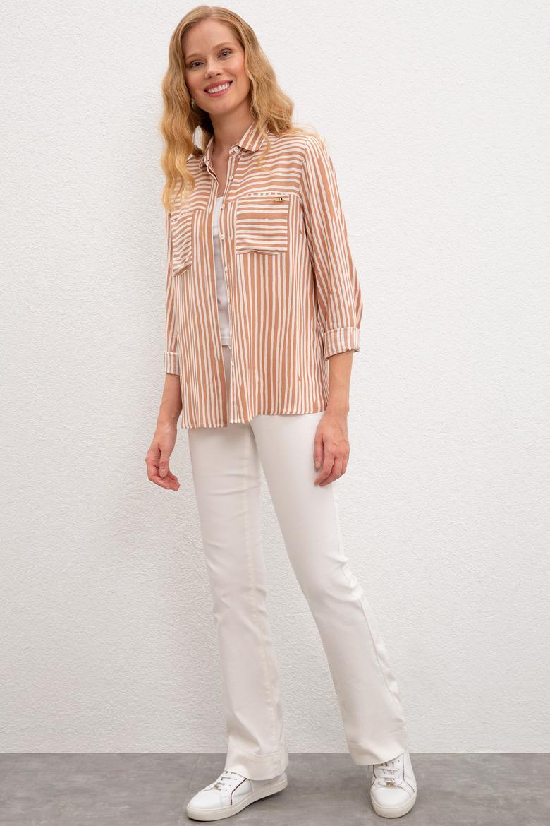 Kadın Kum Gömlek Uzunkol - 50218798001