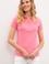 Kadın Pembe Basic Polo Yaka Tişört