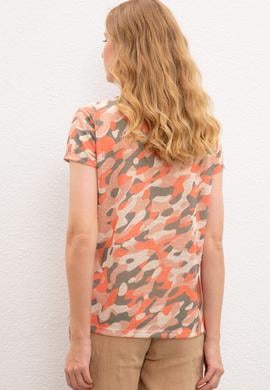 Kadın Haki Tişört - 50217740014