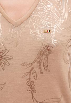 Kadın Multicolor V - Yaka T-Shirt - 50218041011