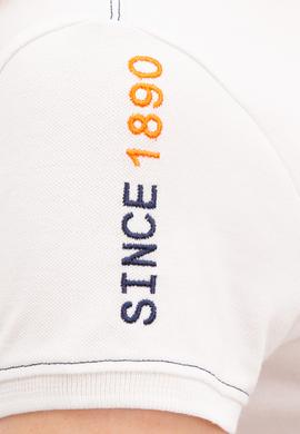 Kadın Beyaz Polo Yaka T-Shirt - 50220588004