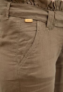 Kadın Haki Dokuma Şort - 50222924007