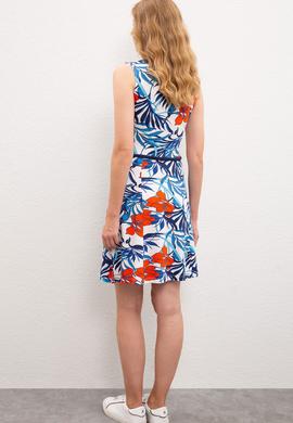 Kadın Beyaz Örme Elbise - 50221686005