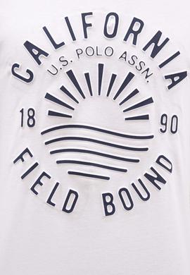 Erkek Beyaz Bisiklet Yaka T-Shirt - 50219173031