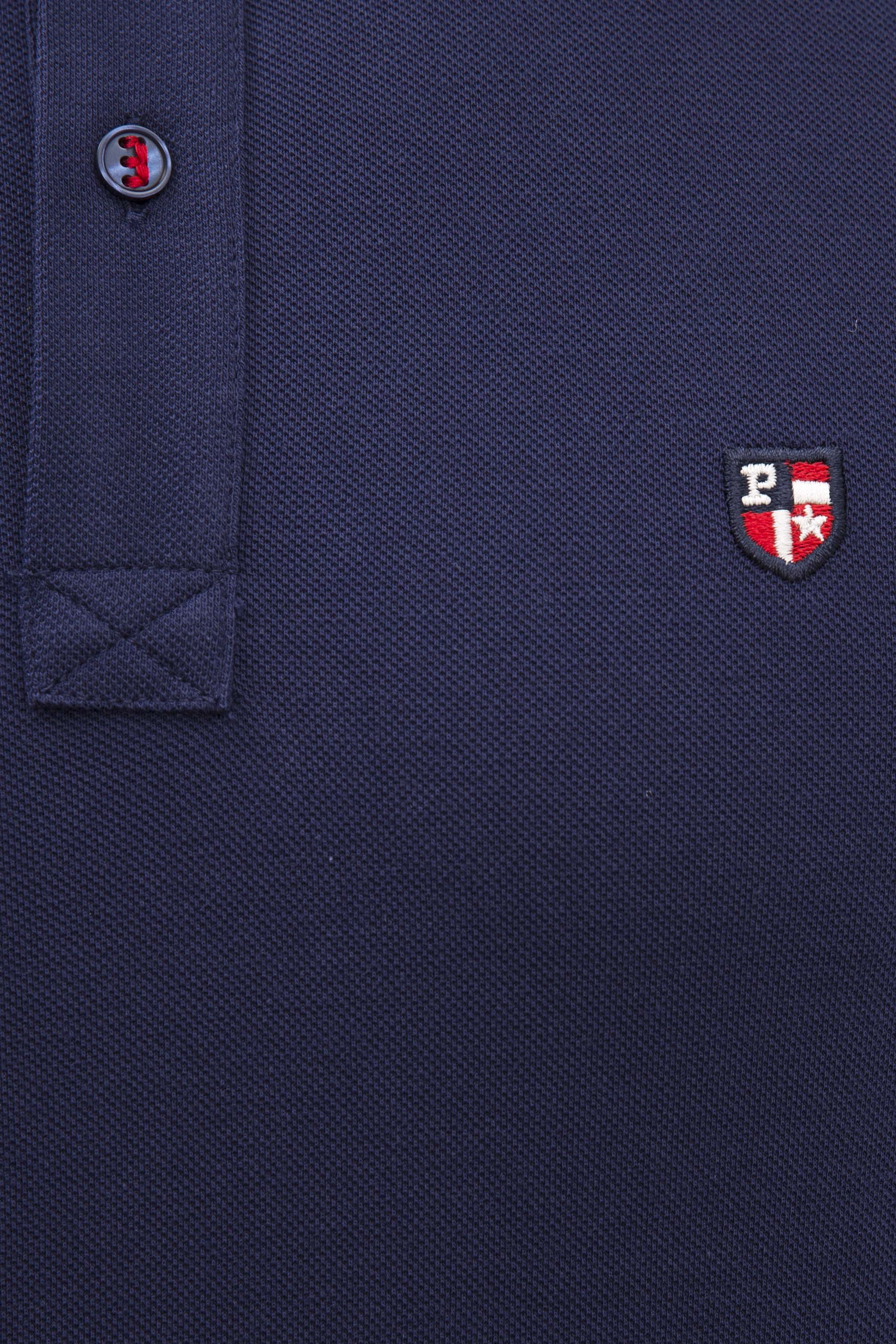Erkek Lacivert Polo Yaka T-Shirt Basic