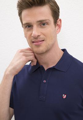 Erkek Lacivert Polo Yaka T-Shirt Basic - 50218822030