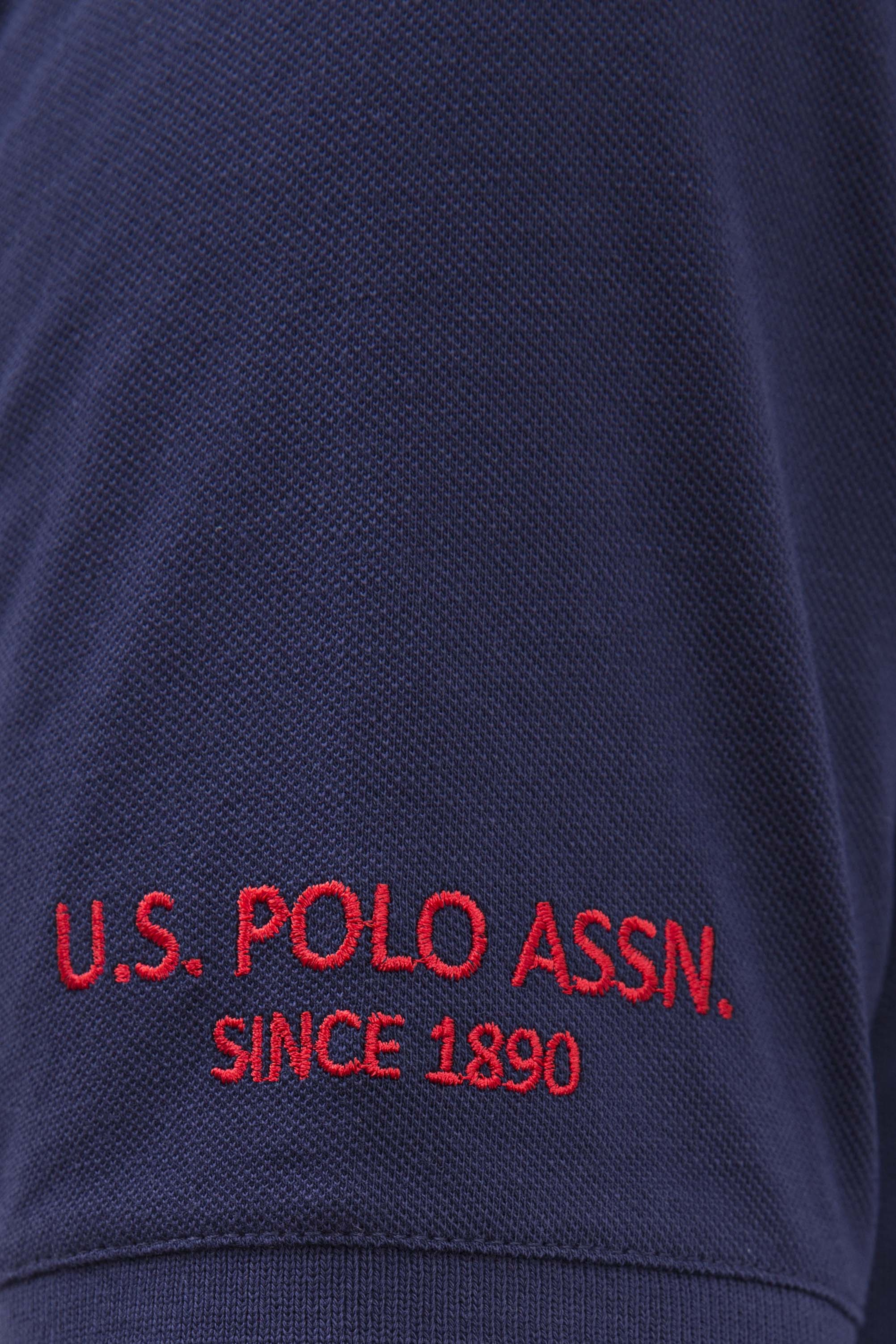 Erkek Lacivert Polo Yaka T-Shirt Basic