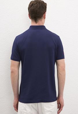 Erkek Lacivert Polo Yaka T-Shirt Basic - 50218822030