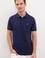 Erkek Lacivert Polo Yaka T-Shirt Basic