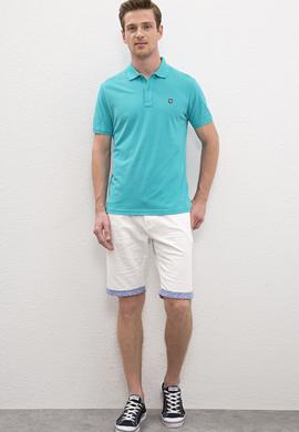 Erkek Aqua Polo Yaka T-Shirt Basic - 50218822098